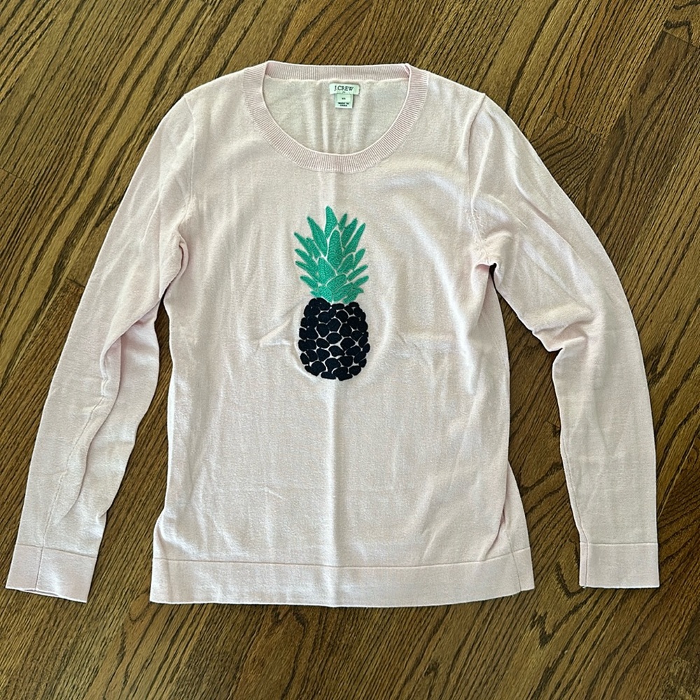 J.Crew Light Purple Pineapple Sweater - XS